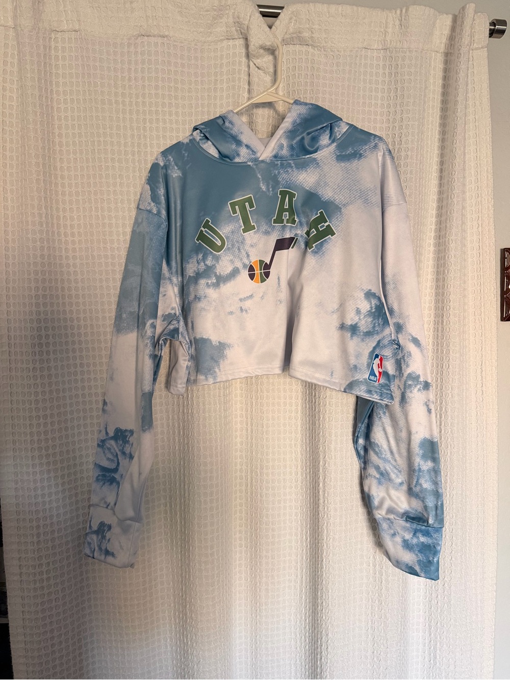Utah Jazz cropped hoodie